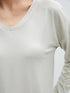 LC Waikiki V-Neck Plain Long Sleeve Women's T-Shirt